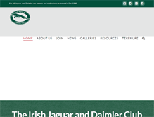 Tablet Screenshot of irishjagclub.ie